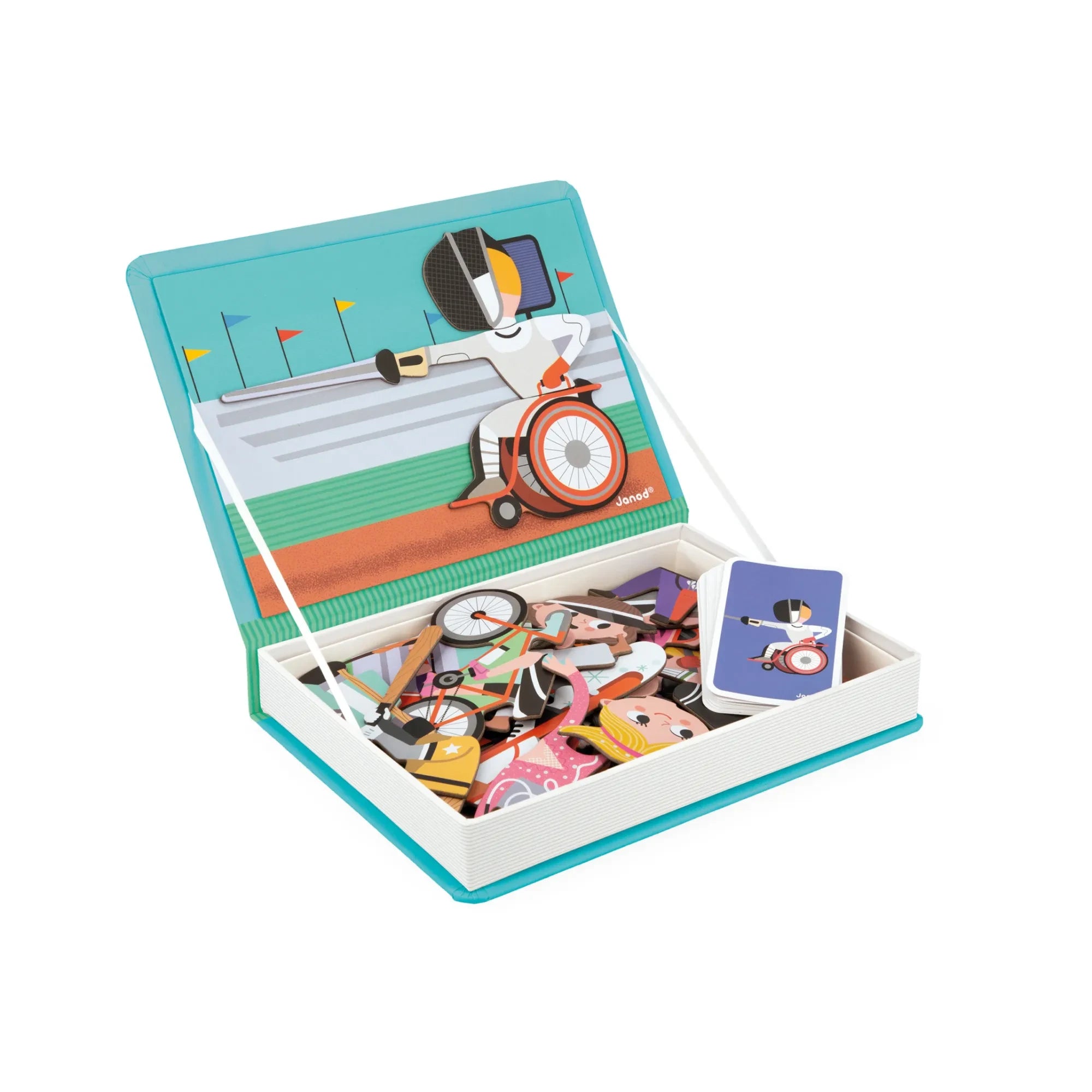 Janod - Magneti'Book Spiel - Sport