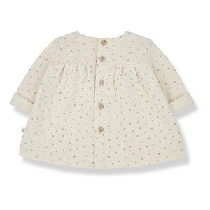 1+ in the family - Elke Recyceltes Material Kleid | Ecru
