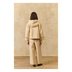 Louise Misha – Bertille Leinen-Baumwolljacke | Elfenbein