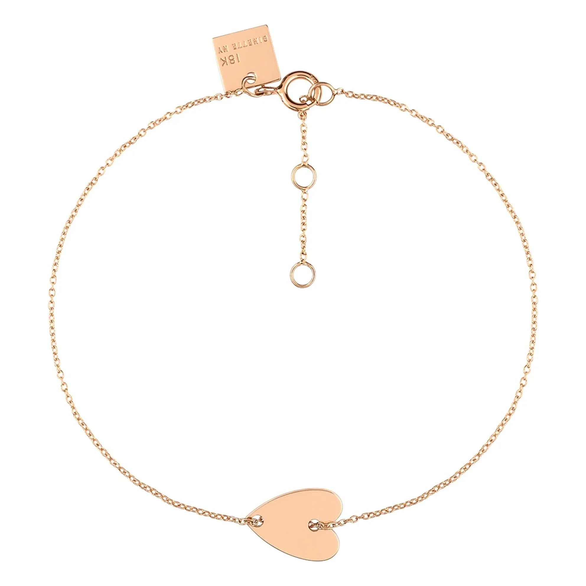 Ginette NY - Armband Angèle Mini-Herz | Roségold