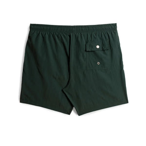Bather - Badeshorts aus recyceltem Material mit flachem Rücken | Chromgrün
