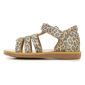 Pom d'Api - Poppy Sandalen mit Riemen | Leopard