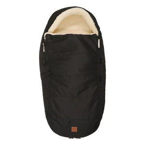 Kaiser - Premium Lammfellfußsack | Schwarz