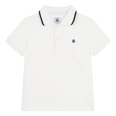 Petit Bateau - Organik pamuk polo tişört | Beyaz