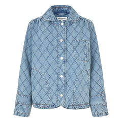 Lollys Laundry - Viola Kapitone Baumwolljacke | Denimblau