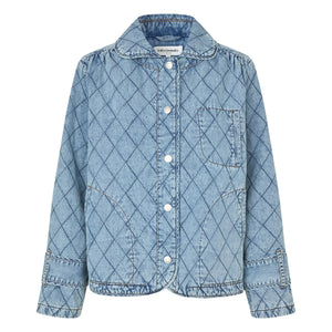 Lollys Laundry - Viola Kapitone Baumwolljacke | Denimblau