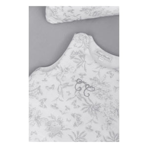 Tartine et Chocolat - Toile de Jouy Schlafsack | Grau
