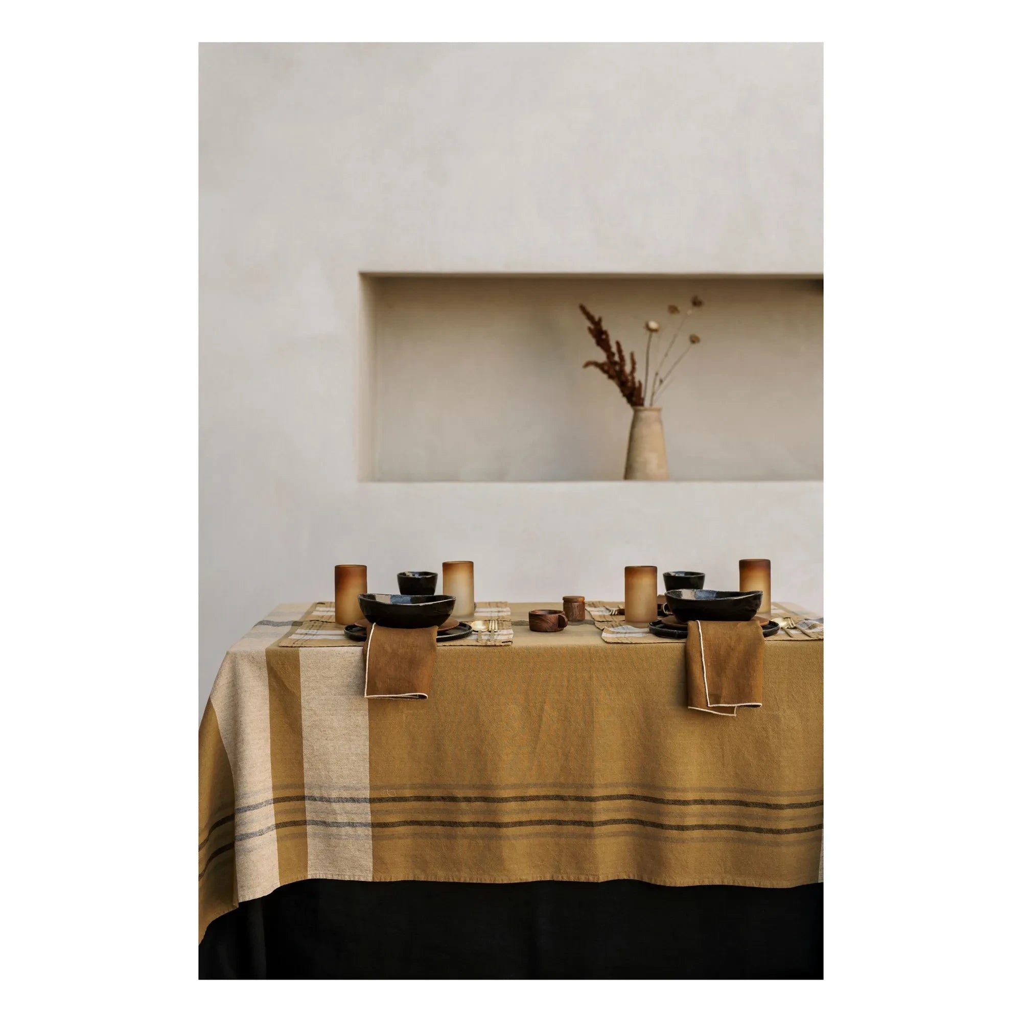 Haomy - Tischdecke Aalborg | Gold