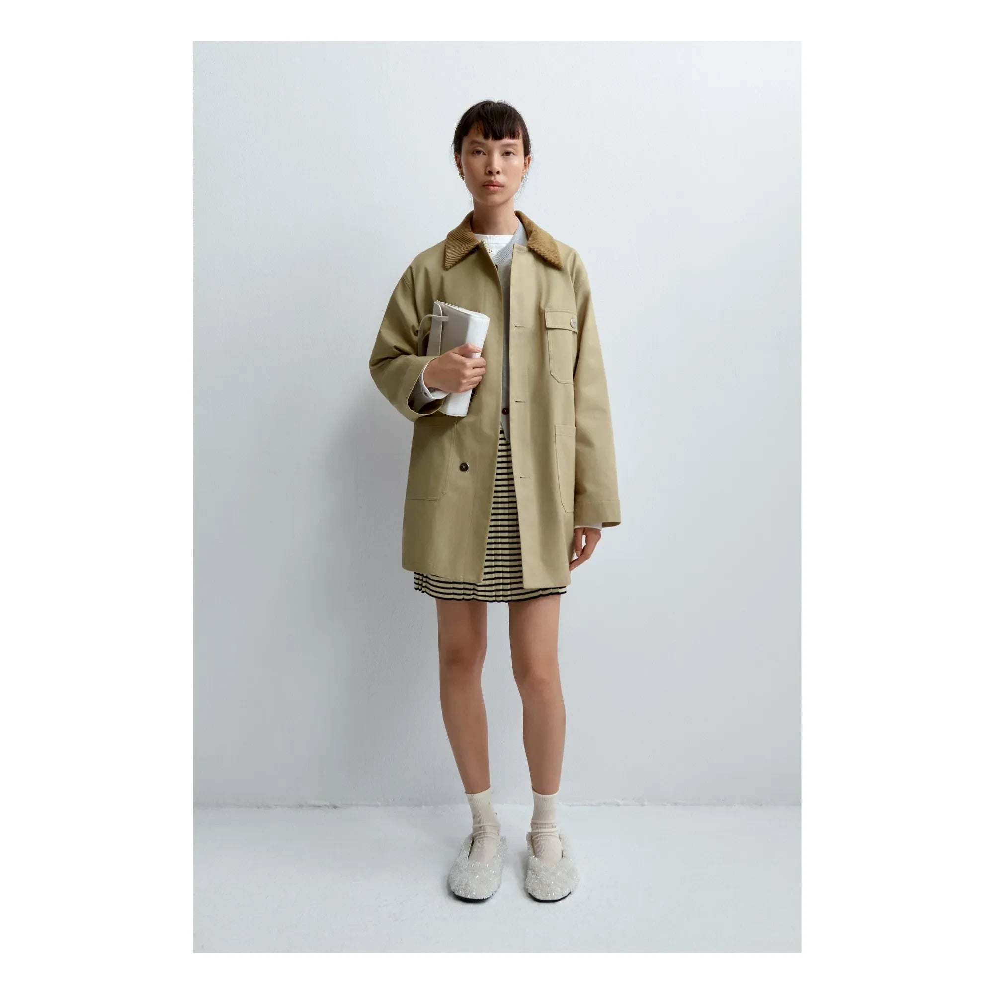 Cordera - Jacke mit Knöpfen | Beige