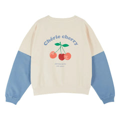 Emile et Ida - Bedrucktes Sweatshirt aus Bio-Baumwolle | Creme
