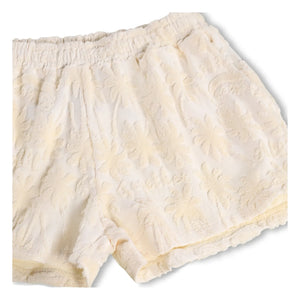 Molo - Angela Palm Frottee-Shorts | Ecru