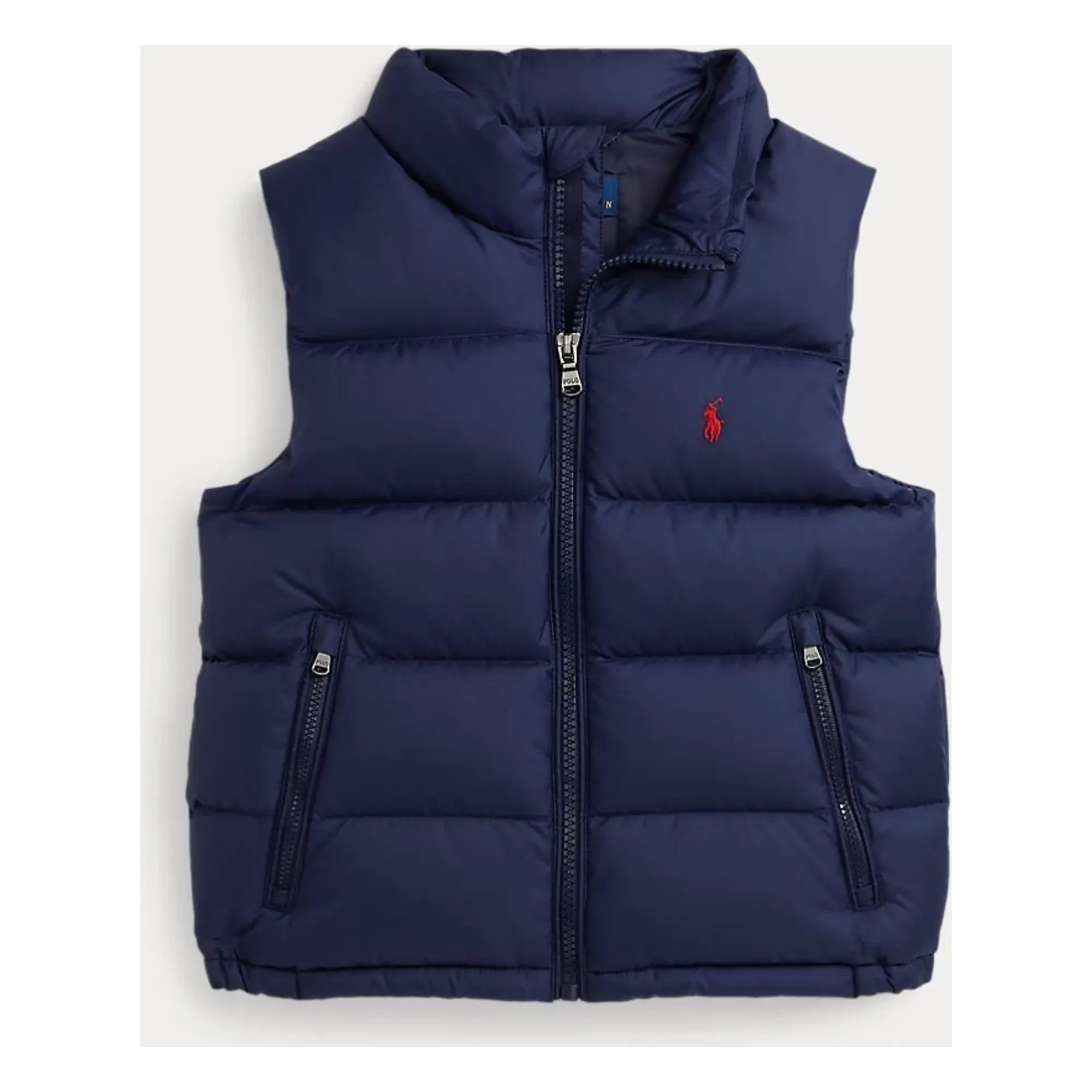 Ralph Lauren – Logoärmellose Steppweste aus recycelten Fasern | Marineblau