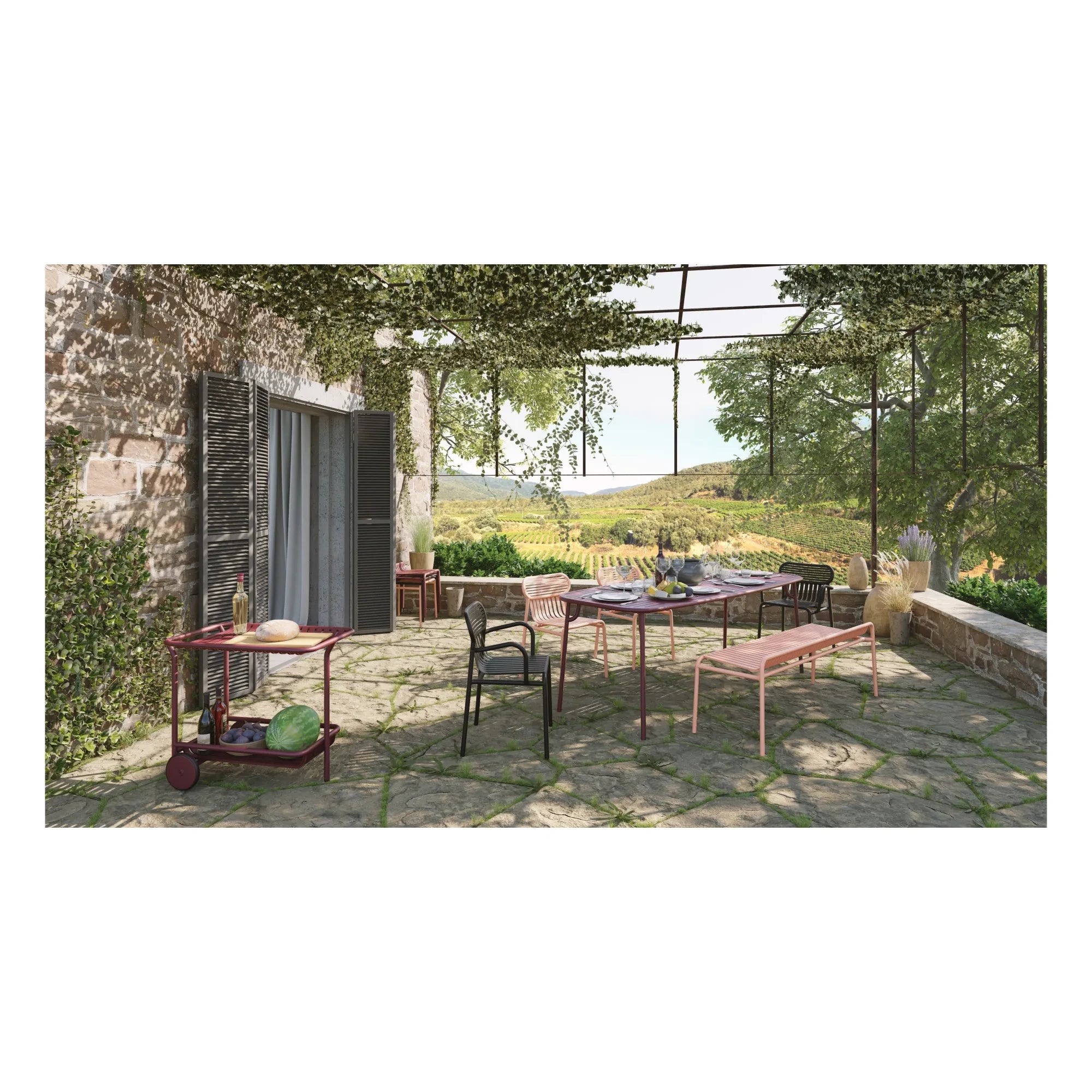 Petite Friture – Weekend Stühle – 2er Set | Blush