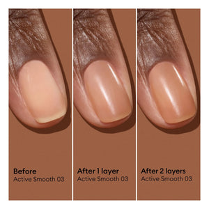 Manucurist - CC Polish Active Smooth 02 pflegender Nagellack, der die Nageloberfläche verschönert - 15 ml