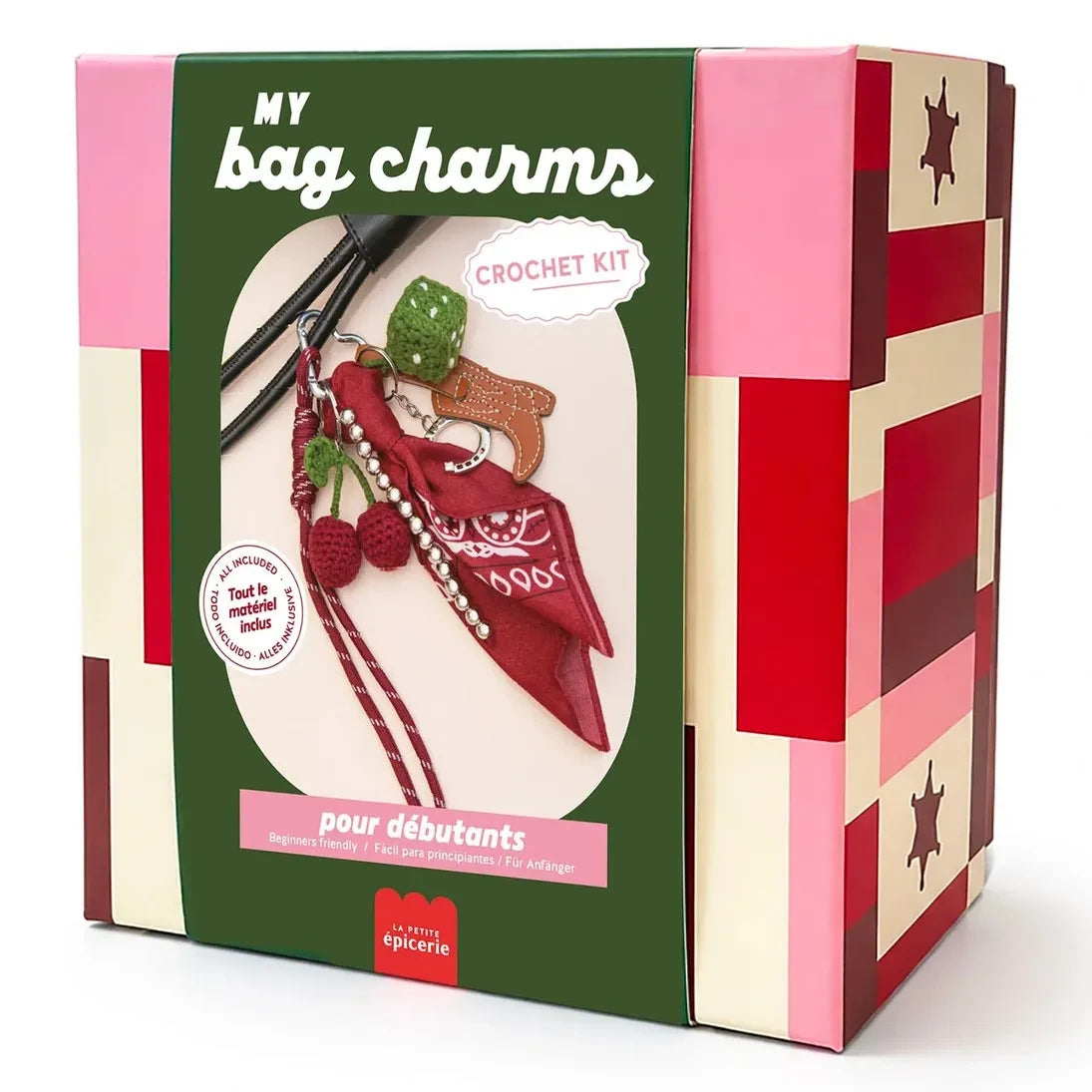 La Petite Épicerie - Häkel-Charm-Set - Cherry Cowboy