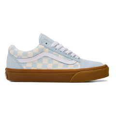 Vans - Sneakers Laces Old Skool Gum Check | Hellblau