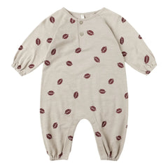 Rylee + Cru - Henley Fußball-Pyjama | Stein