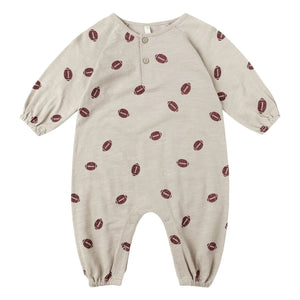 Rylee + Cru - Henley Fußball-Pyjama | Stein