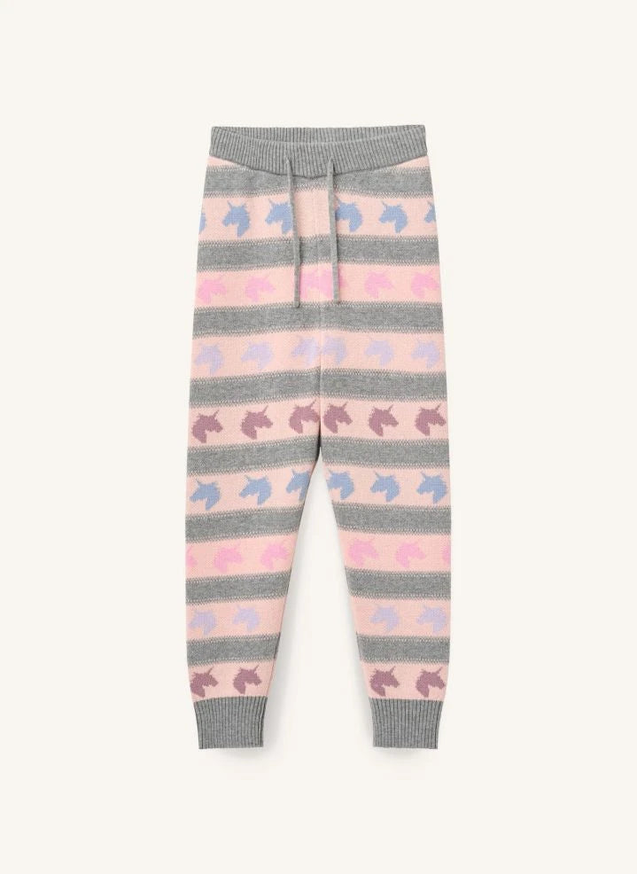 Copenhagen Colors - Joggerhose aus Bio-Baumwolle mit Einhorn | Grau