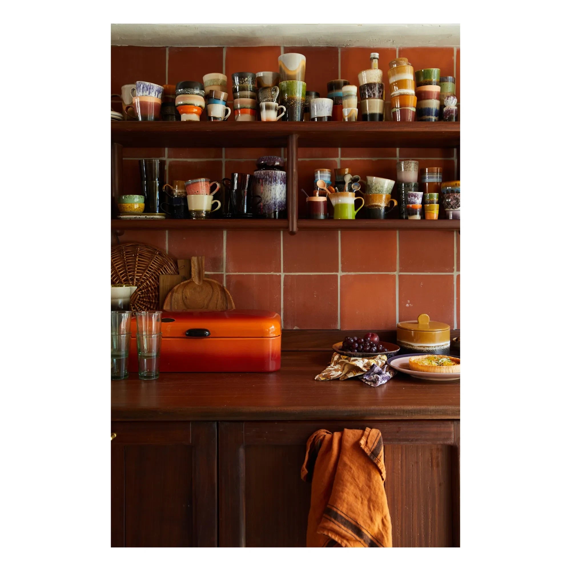 HKliving - Stoneware Tasse | Grün