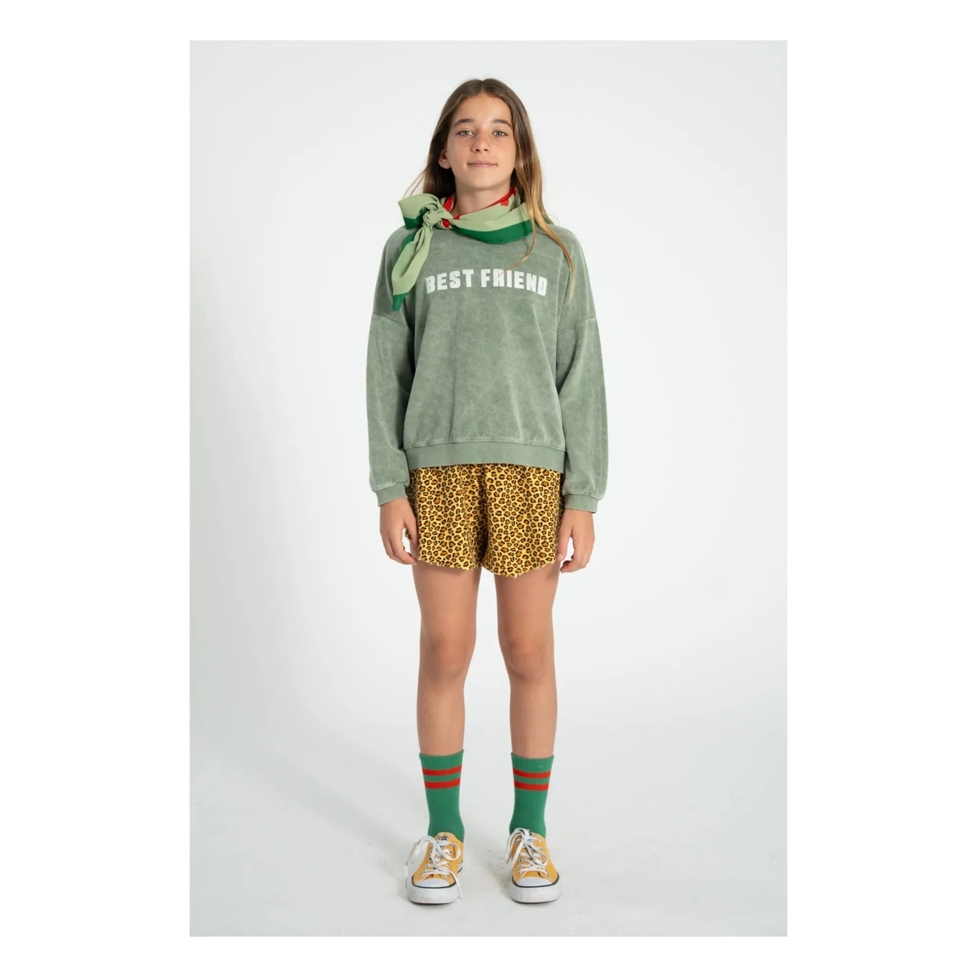Piupiuchick - Gestreifte Socken | Grün