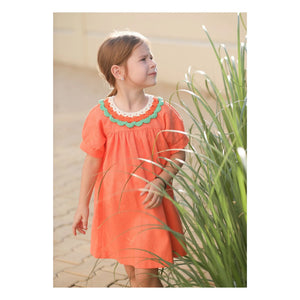 Kalinka - Amalia Leinenkleid | Orange