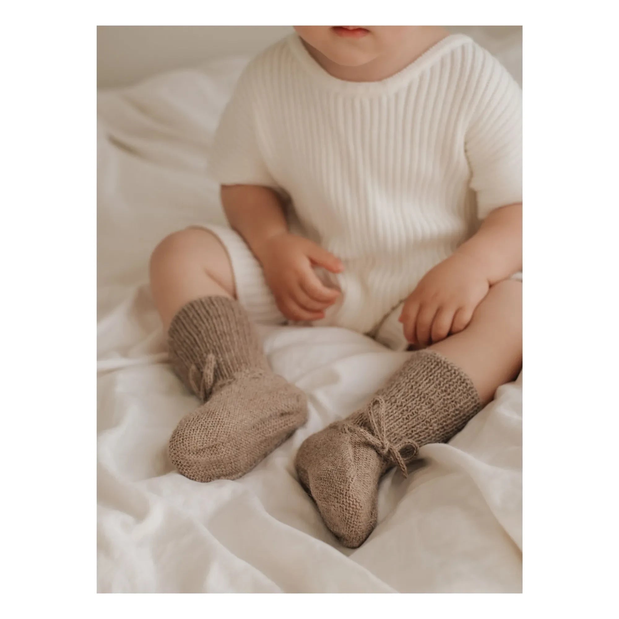 Main Sauvage - Alpaka-Hausschuhe | Hafer