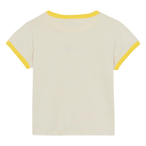 Bonton - Napo Kontrast T-Shirt | Creme