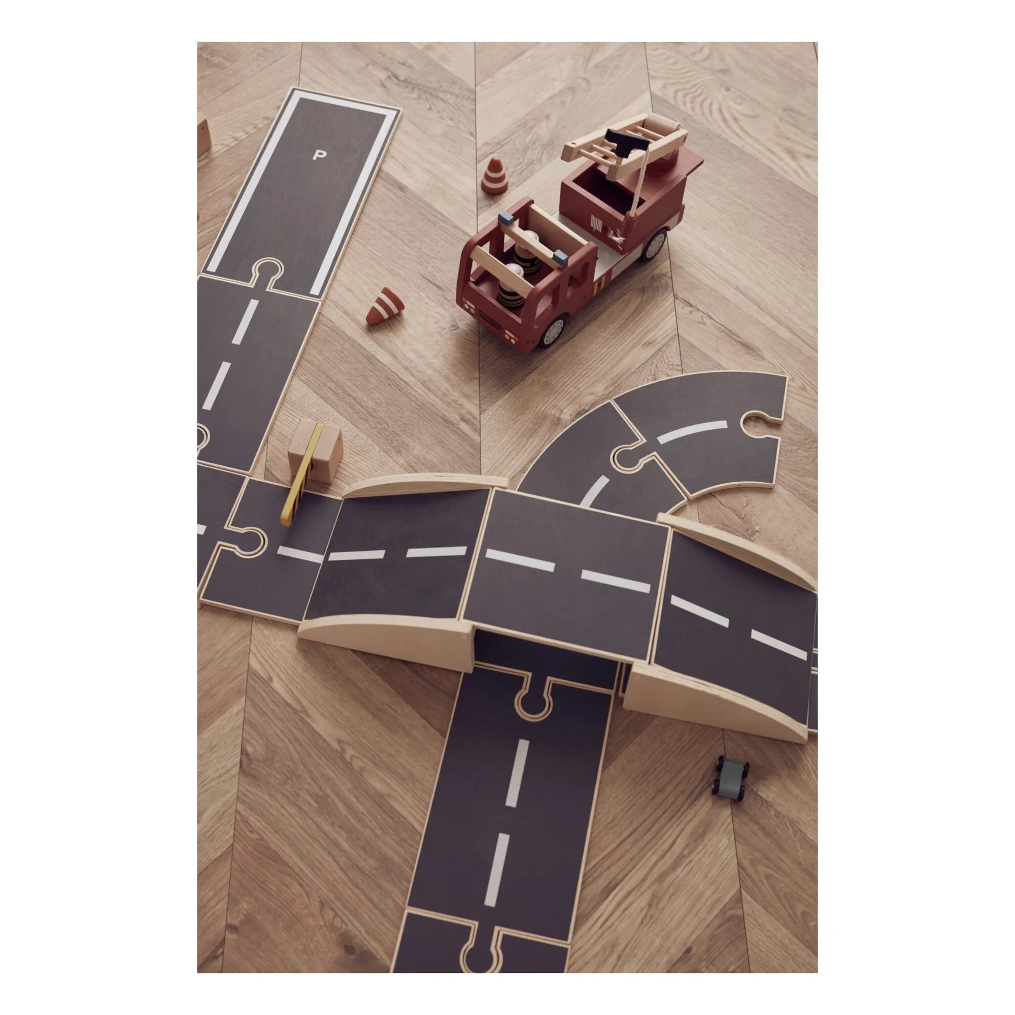 Kid's Concept - Holzautorennbahn