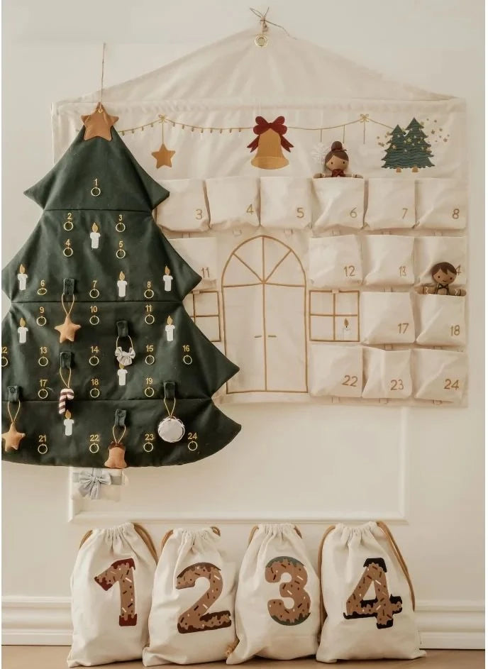 Fabelab - Handgefertigter Adventskalender | Ecru