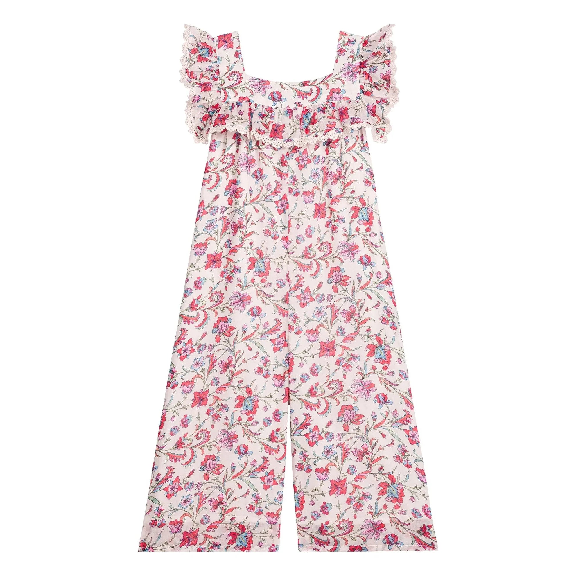 Louise Misha - Irma Fleurie Bio-Baumwoll-Strampler | Creme