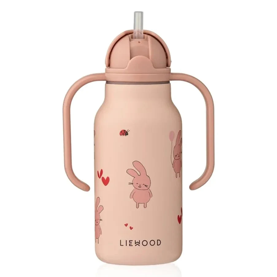 Liewood - Kimmie Edelstahl-Wasserflasche - 250 ml | Wild child/Rosey