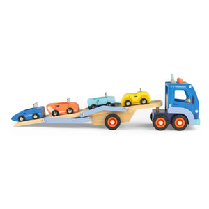 Moulin Roty - Autotransporter und Zubehör | Blau