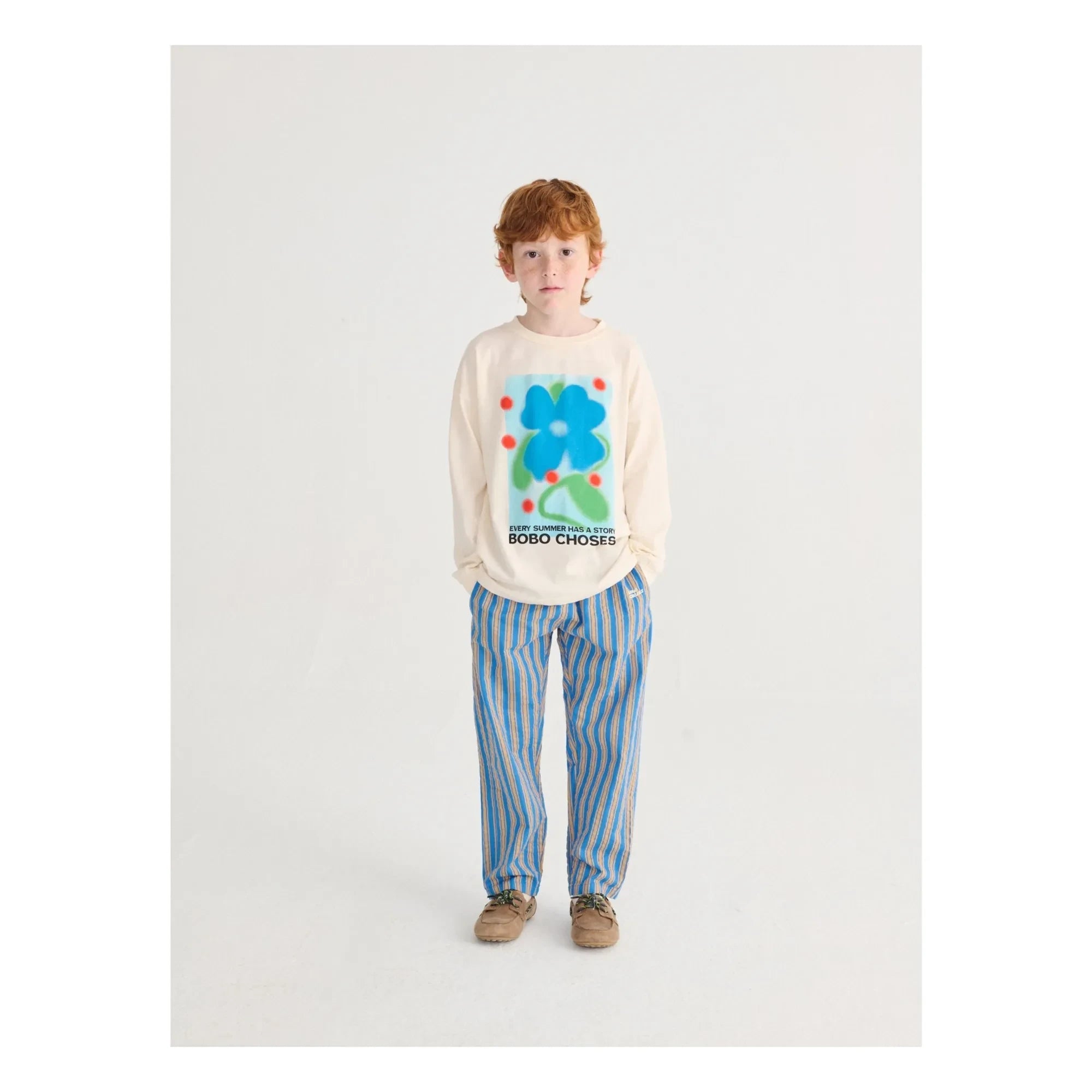 Bobo Choses - Summer Story T-Shirt aus Bio-Baumwolle | Ecru