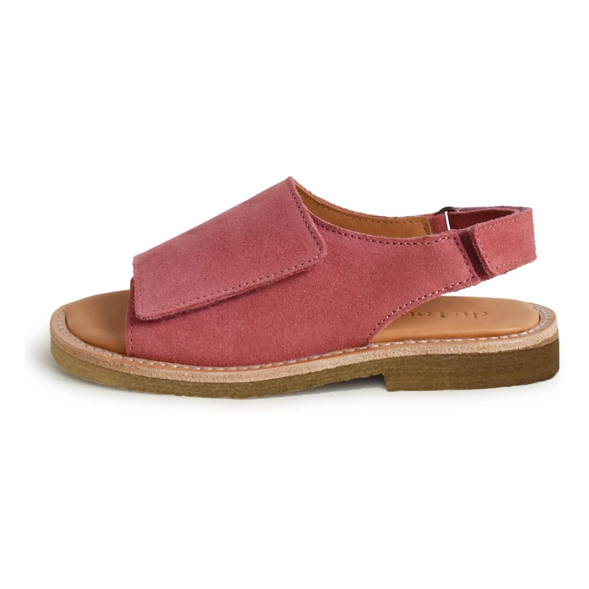 du Loua - Du Veda Wildleder-Sandalen | Rosewood