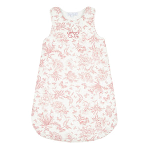 Tartine et Chocolat - Toile de Jouy Baby-Schlafsack | Pfirsich