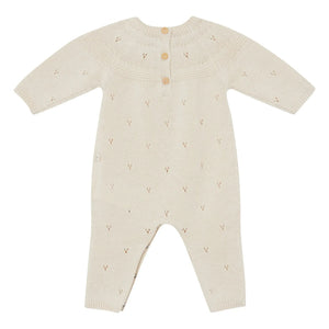 Bonton - Lalaland Merino-Woll-Strampler | Ecru