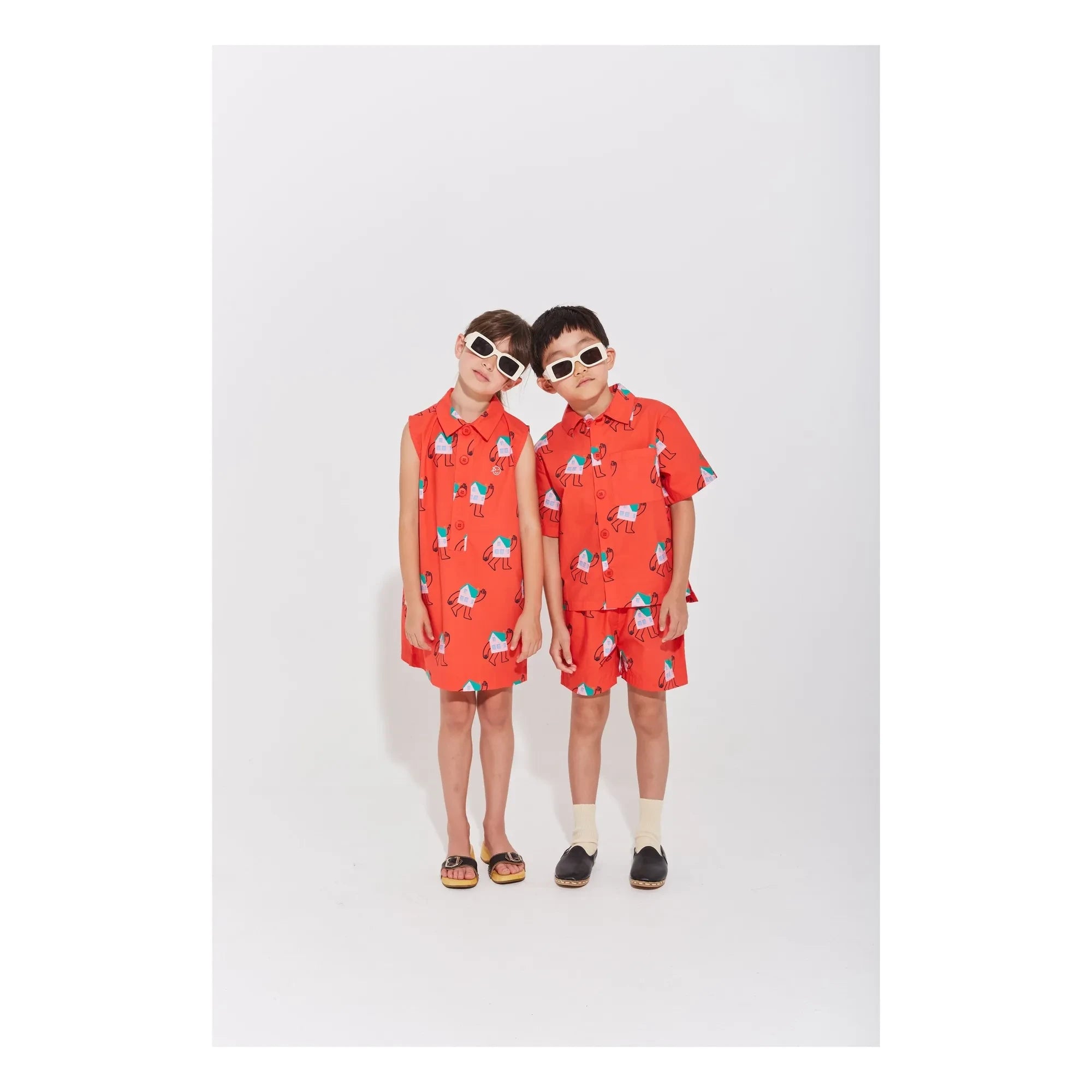 Wynken - Hauskleid | Rot