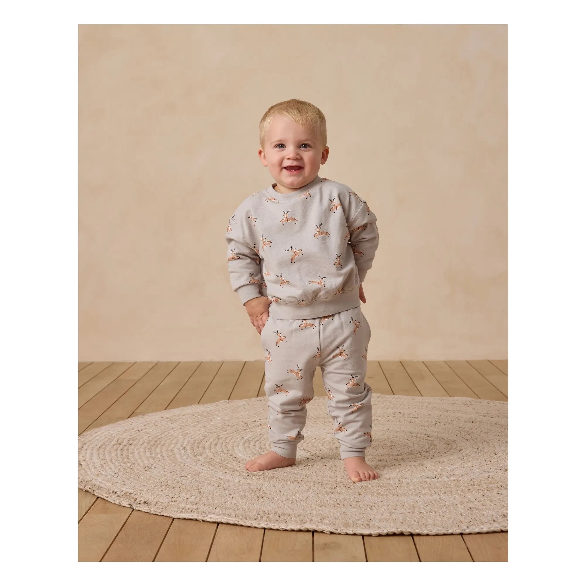 Quincy Mae – Sweatshirt Rennes Bio-Baumwolle | Grau