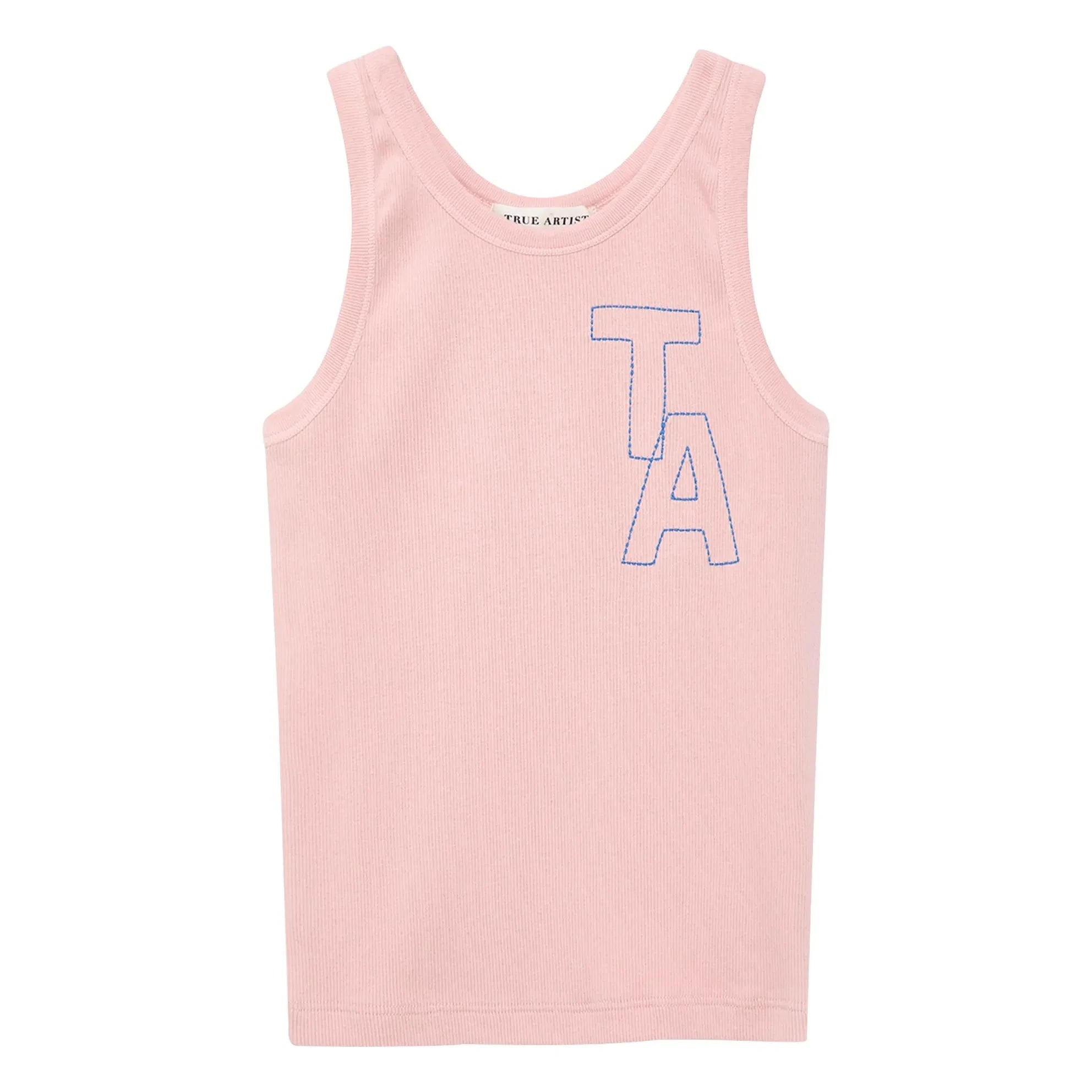 True Artist - Geripptes Camisole-Top Nr. 20 | Blasses Rosa
