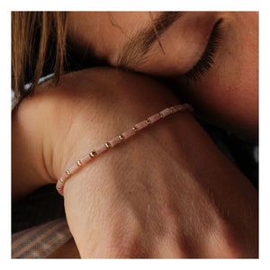 Camille Colette Studio - Baia Rhodochrosit Armband | Rosa