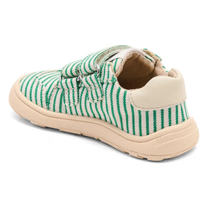 bisgaard - Gestreifter Sneaker mit Kratzdetails | Grün