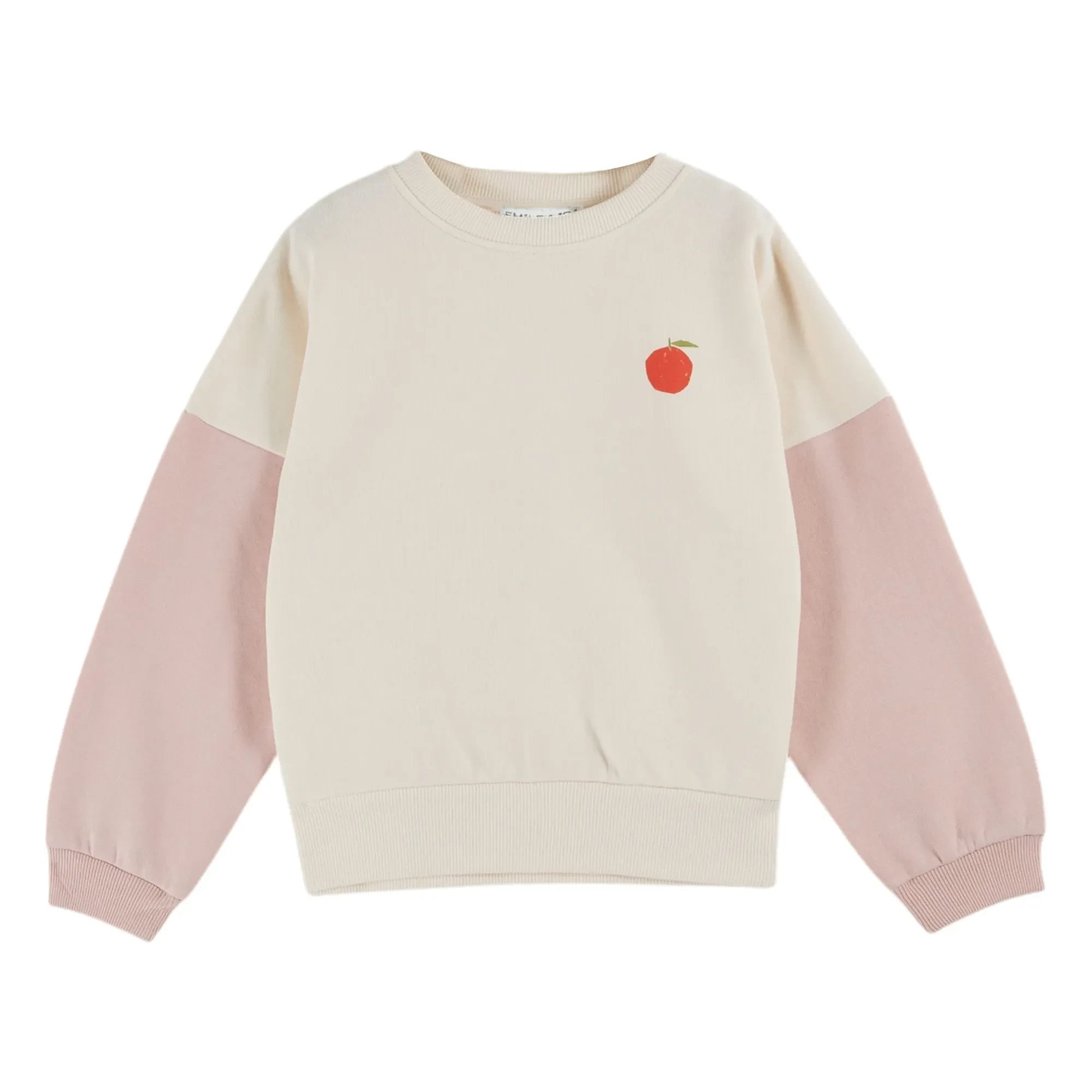 Emile et Ida - Sweatshirt aus Bio-Baumwoll-Fleece | Blassrosa