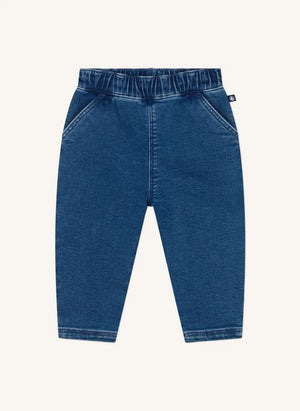 Petit Bateau - Denim Mavisi Lap Polar Denim Harem Pantolon