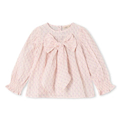 Fliink - Bluse Zorro Schleife | Rosa