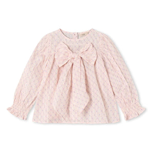 Fliink - Bluse Zorro Schleife | Rosa
