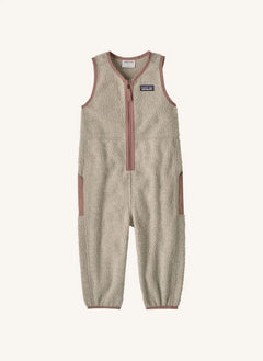 Patagonia - Shearling-Overall aus recycelter Faser | Creme