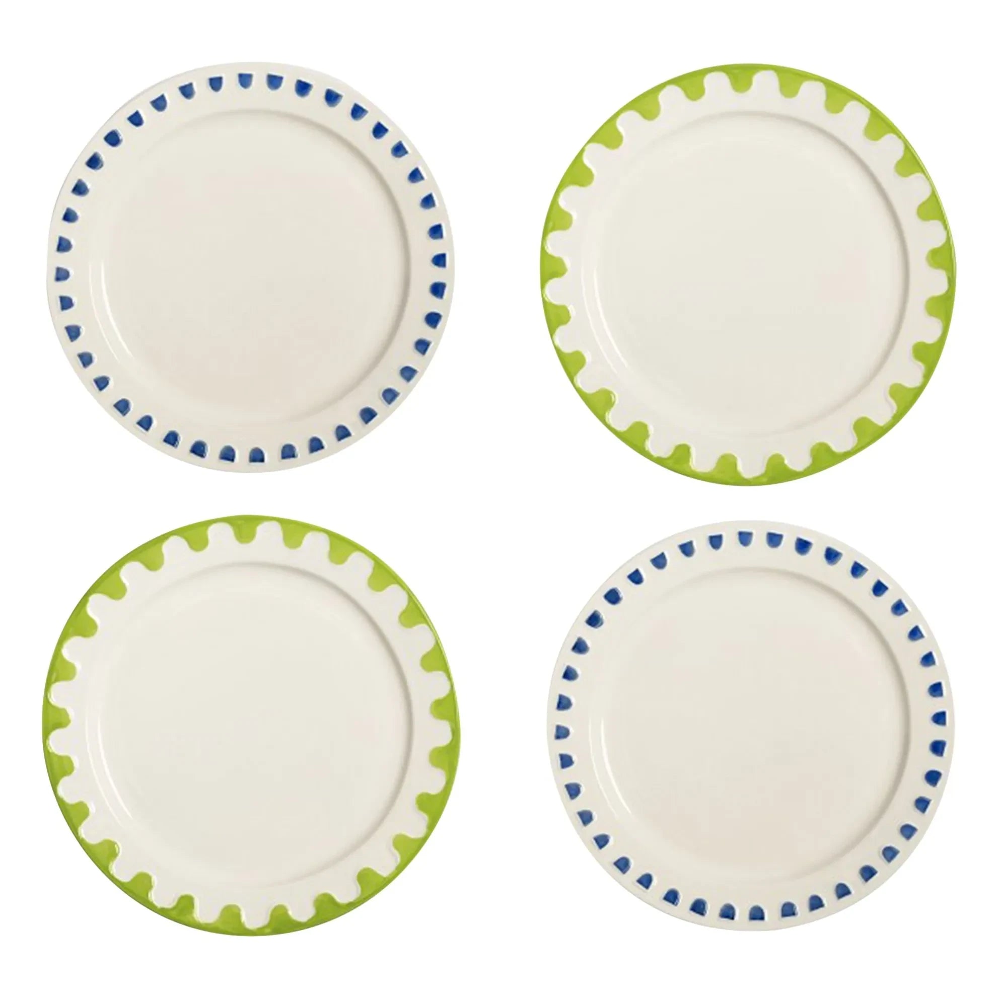 &Klevering - Teller mit Kreismuster - 4er Set