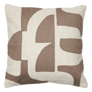 Broste Copenhagen - Kissenbezug Mundo | Frosted Brown