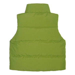 Hundred Pieces - Temper Recycelte Faser Ärmellose Daunenjacke | Grün
